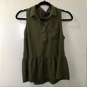 American Eagle Peplum Tank